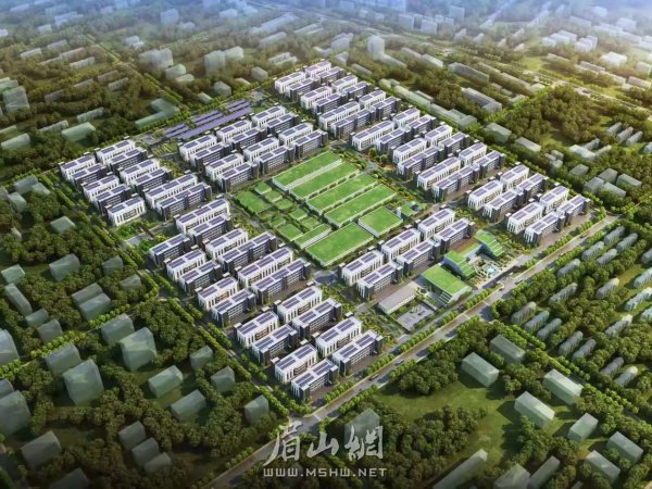 西南表面處理循環經濟產業園項目效果圖。
